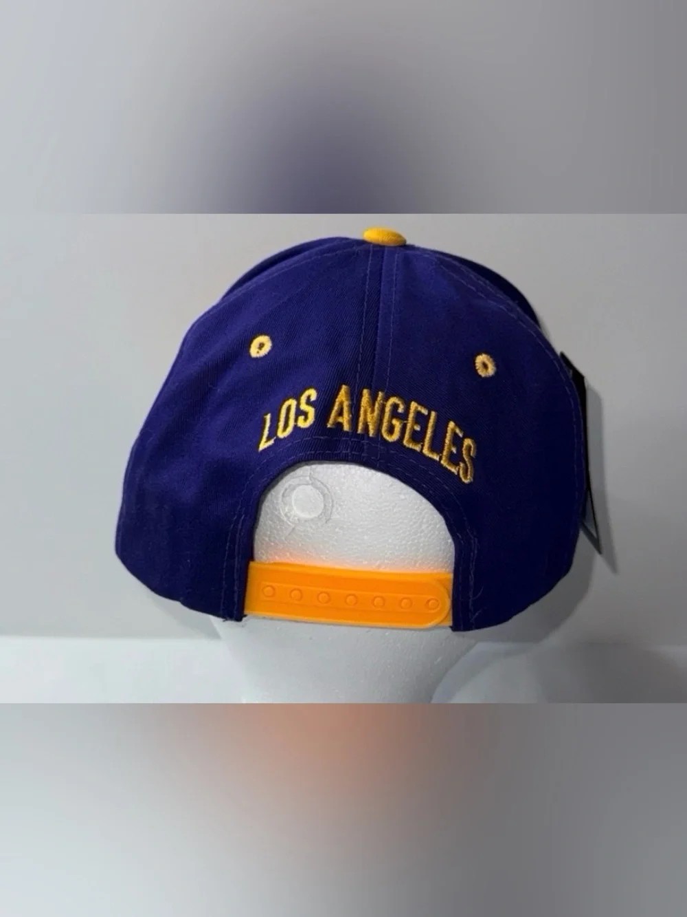 Los Angeles Purple and Yellow Snapback Hat